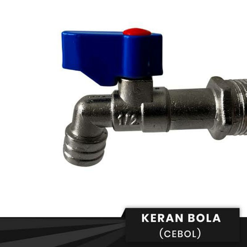 KERAN AIR BESI KRAN AIR PENDEK 1/2&quot; MODEL ONDA