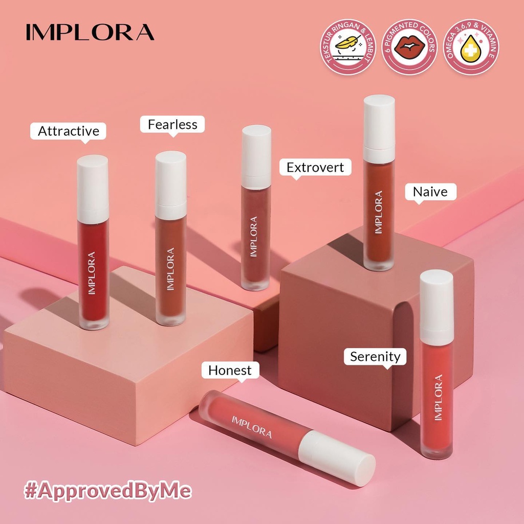 IMPLORA LIP VELVET | LIPCREAM / LIP CREAM
