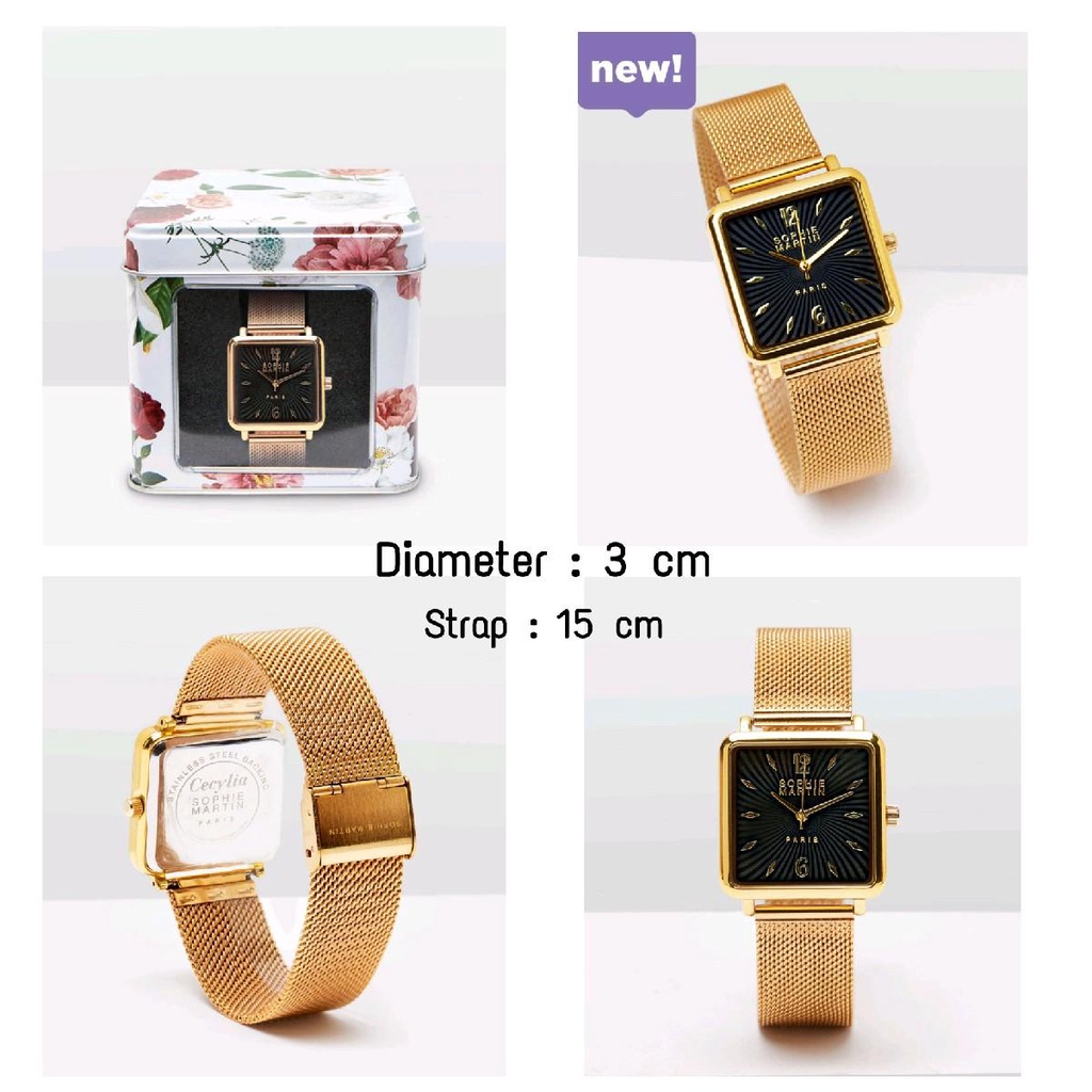 SOPHIE PARIS JAM TANGAN WANITA CECYLIA