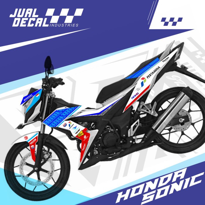Stiker Sonic 150r Variasi MANDALIKA Striping Motor Honda Sonic 150 R