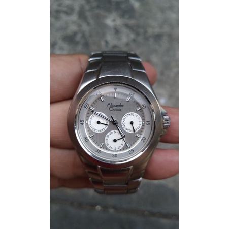 jam tangan alexander christie 6047mf multifungsi second bekas original