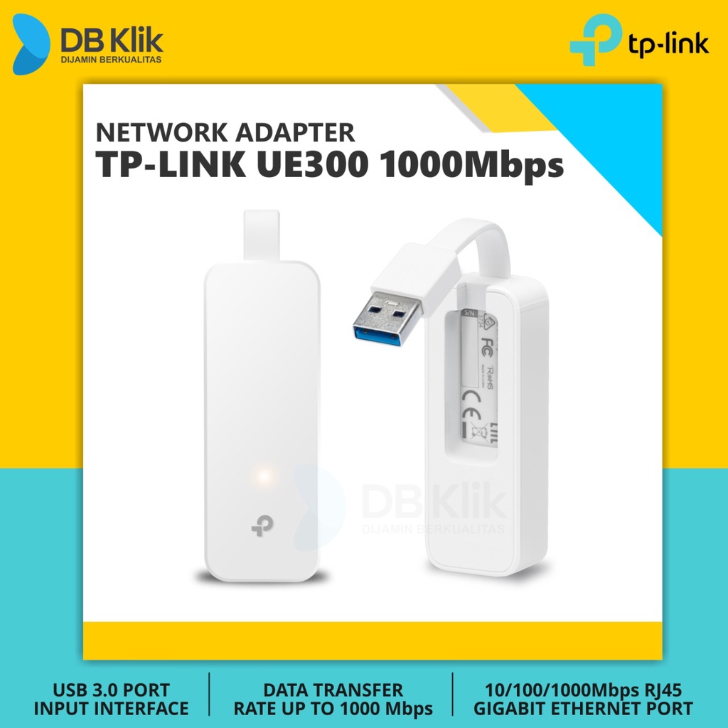 Network Adapter TP-Link UE300 Gigabit 1000Mbps - TPLink UE300 USB 3.0