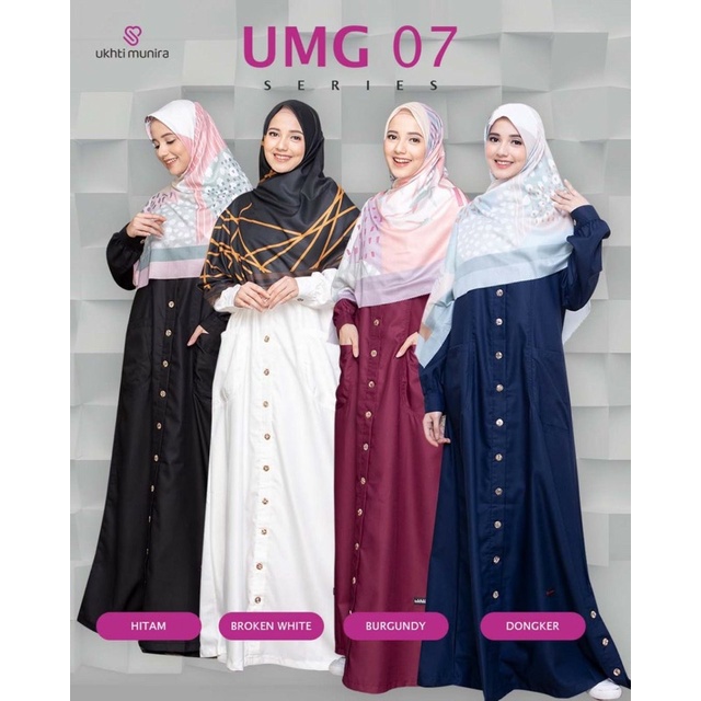 Ukhti UMG07 Gamis Katun Toyobo