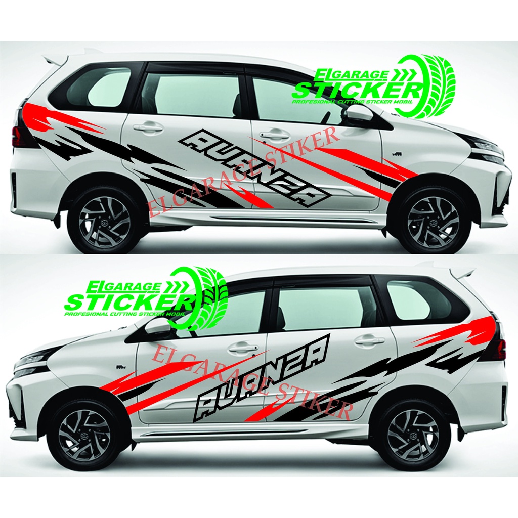 Stiker mobil avanza stiker striping full body avanza cuting stiker body samping mobil avanza