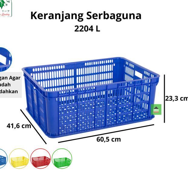 

Green Leaf Container Keranjang Industri Sebaguna 2204 L - Biru