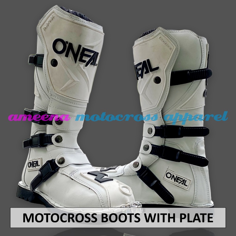 Sepatu MX Boots with Protector - Sepatu Trail - Sepatu Motocross - Sepatu Enduro - Sepatu Adventure - 009