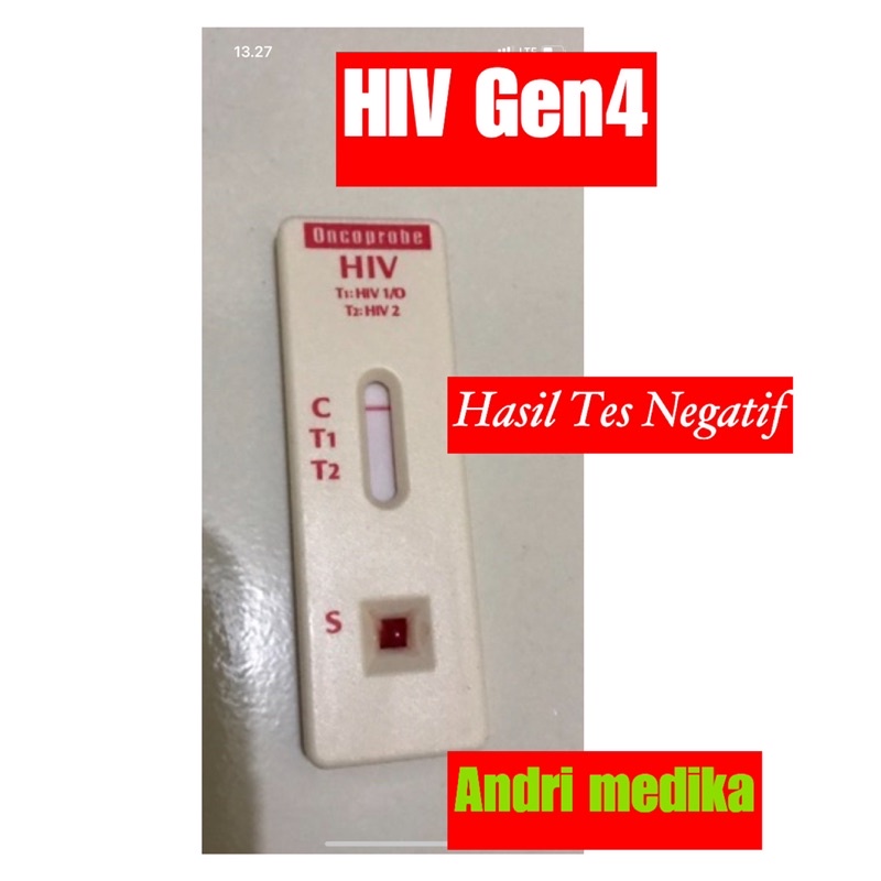 Tes HIV Oncoprobe dan Tes HIV SD Bioline isi 2 Pcs