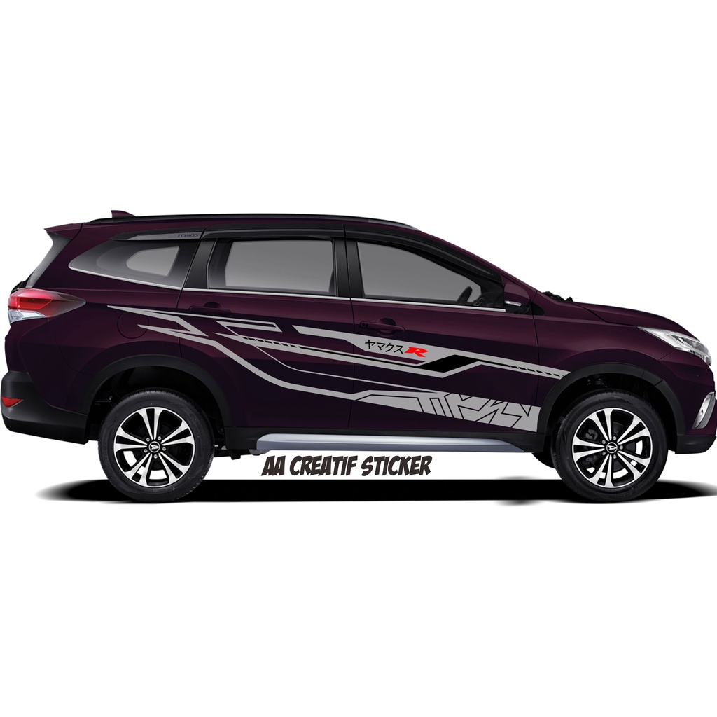 cutting sticker polet LIS mobil all new rush