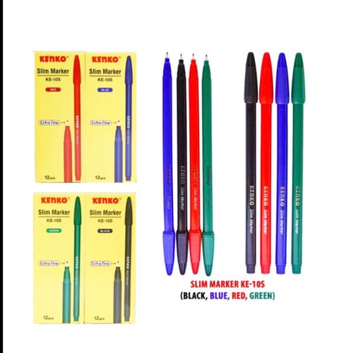 

Kenko Spidol Slim Marker Warna KE-10S [PCS]