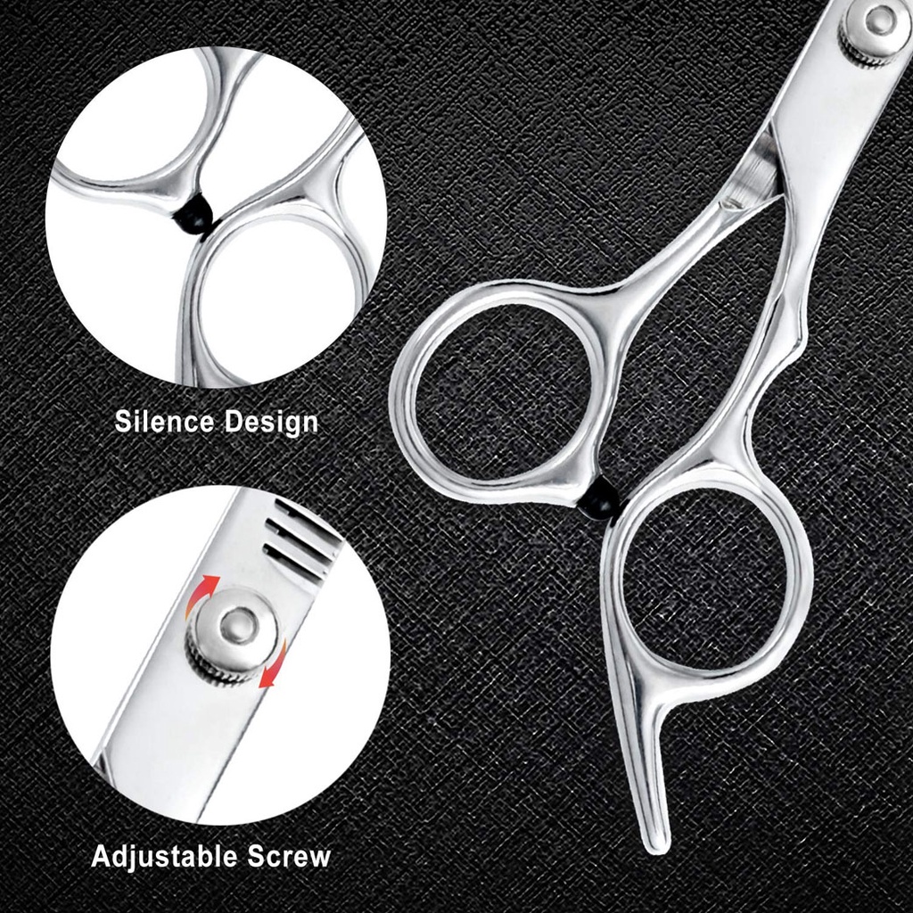 SHINE STAR -  Alat Gunting Potong Rambut Salon / Gunting Sasak Rambut Full Stainless Steel