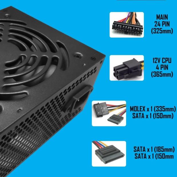 Power Supply ATX 500W PowerUp