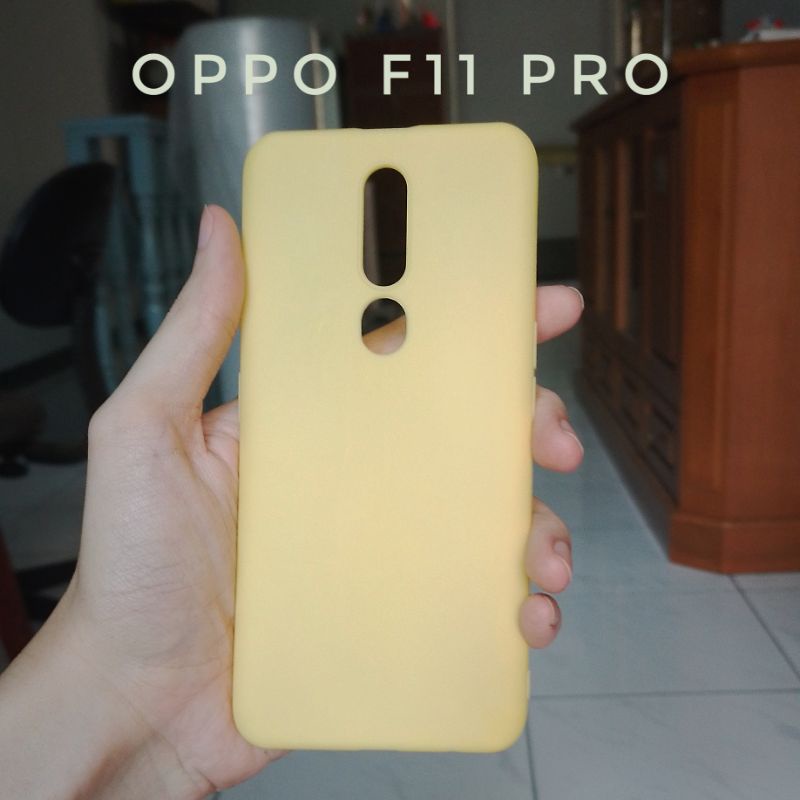Casing Oppo F11 Pro Soft Case Yellow Kuning