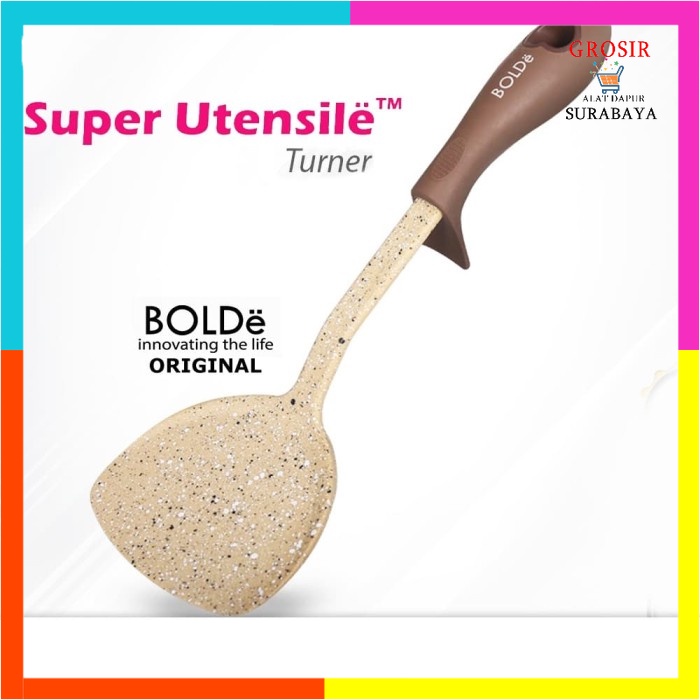 BOLDE SUPER UTENSIL TURNER / Spatula Bolde Beige - Sutil Bolde Anti Panas