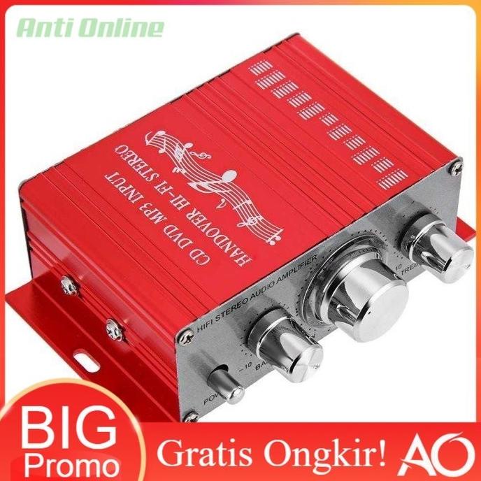 Amplifier Mini Audio Mixer Power Stereo Speaker 2 channel 20W port RCA