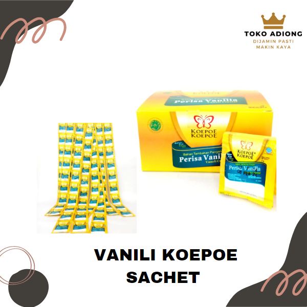 

VANILI KOEPOE SACHET - vanili sachet koepoe ISI 10 SACHET