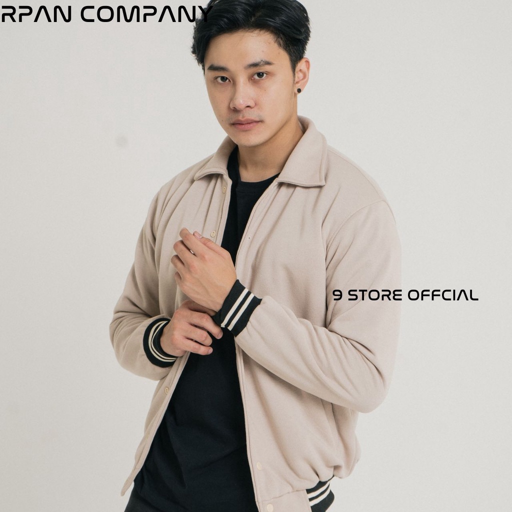 9Storeofficial Varsity Jacket Baseball Leather Pria / Jaket Baseball Basic Pria Original  / Jaket Bomber Varsity Kulit Premium / Jaket Pria.