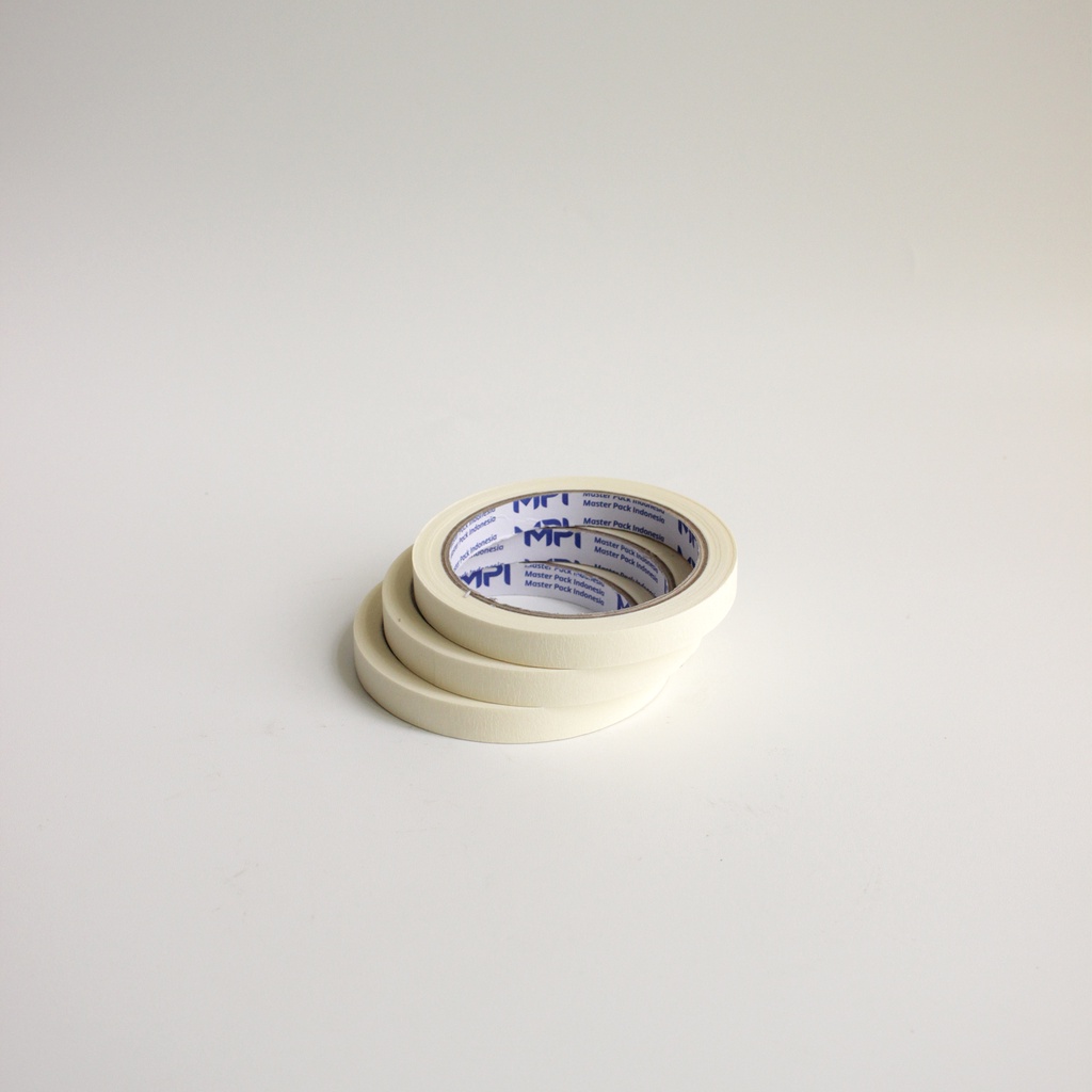 Masking Tape 12mm x 21 meter MPI - Lakban Kertas 12mm x 21 meter MPI