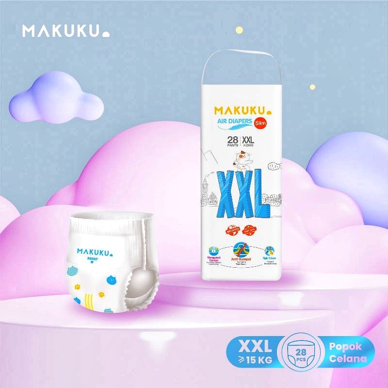 NEW PAMPERS MAKUKU SLIM XXL28