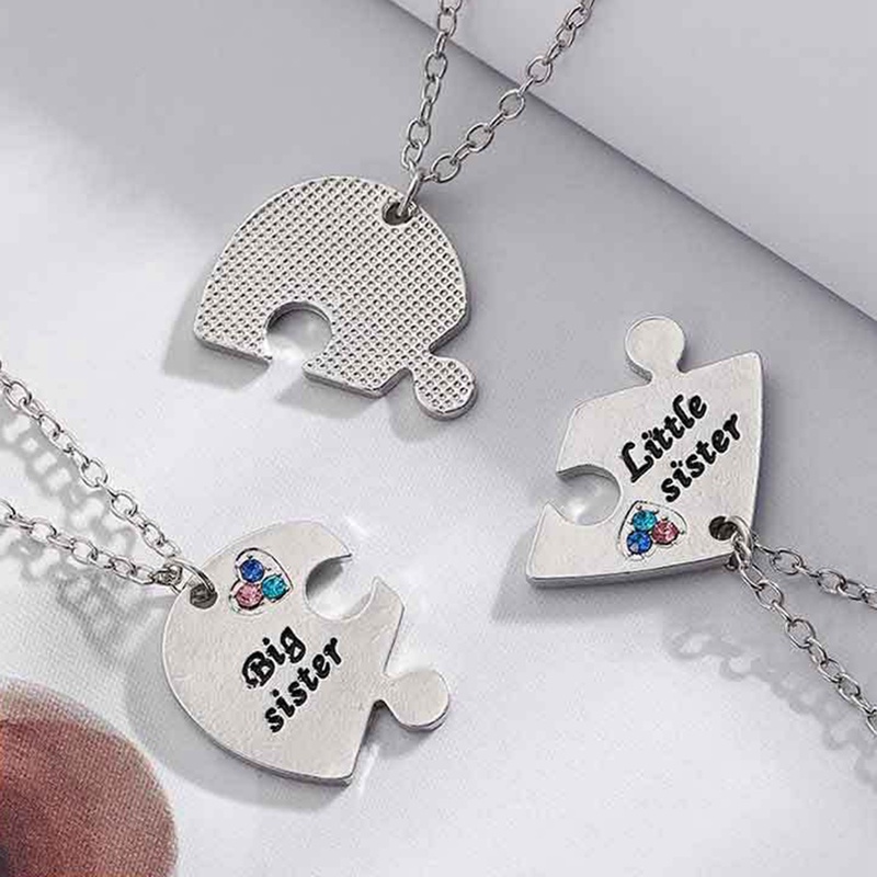 Fancyqube 3Pcs / Set Kalung Magnet Bentuk Hati Geometris Untuk Anak