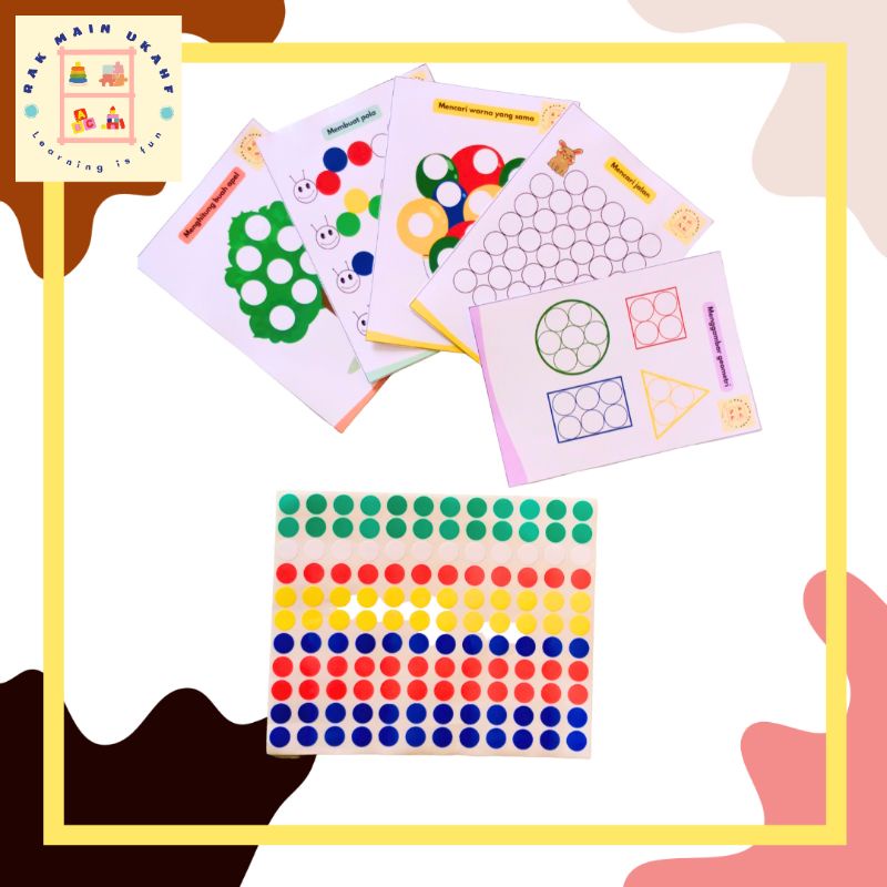 

dot sticker activity / worksheet dot sticker / stiker dot
