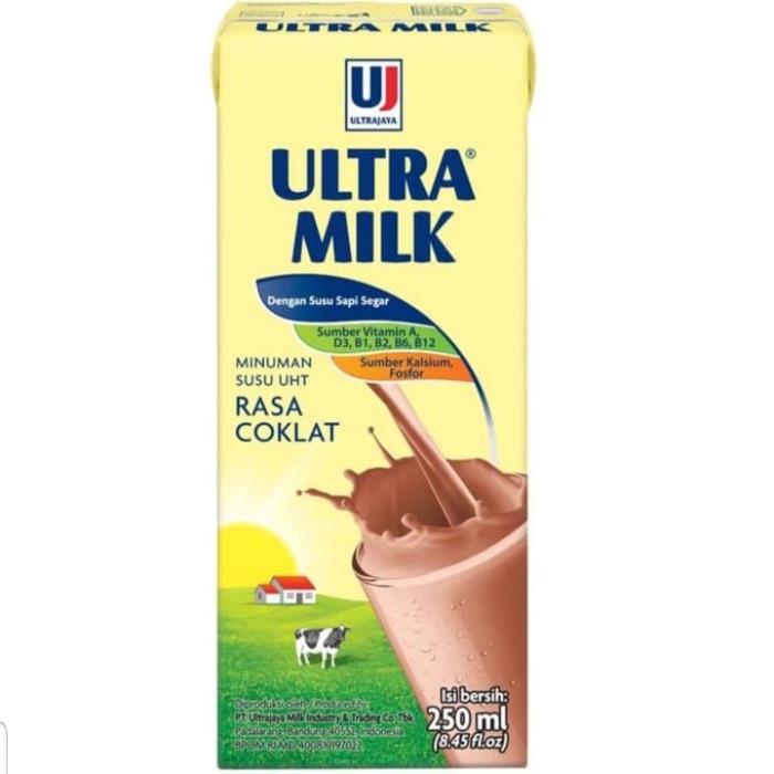 

Ultra Milk Susu UHT Coklat 250ml/200ml/125ml // Susu Ultra Milk