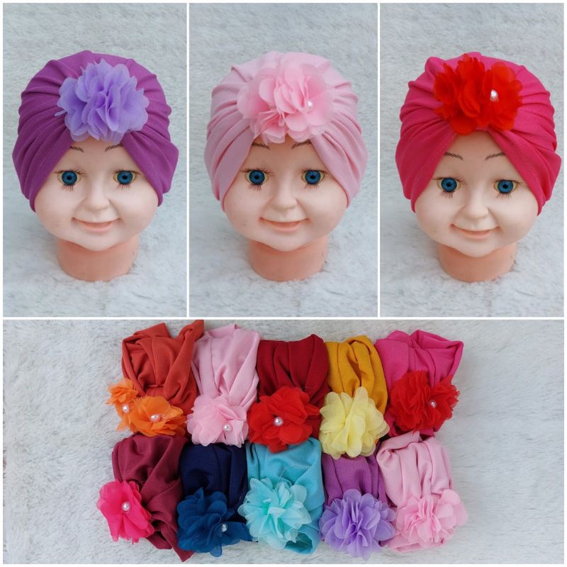 Turban Bayi Bilqis / Turban Anak / Turban / Turban Bayi Perempuan