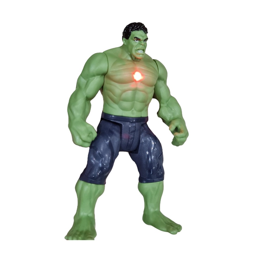 M193 Mainan Action Figure Set Avengers LED Ironman Hulk Thor Avenger