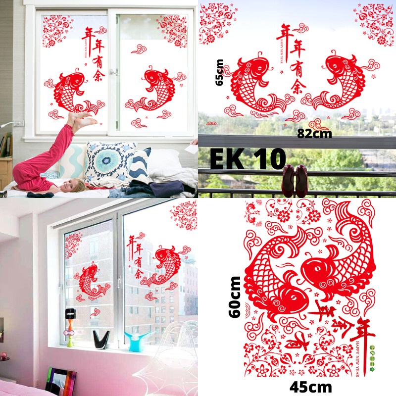 WALLSTICKER IMLEK WALL STIKER SETIKER STICKER DINDING TEMBOK IMLEX LEMARI KACA DAPUR KAMAR RUANG TAMU MOTIF IMLEK IMLEX CHINESE NEW YEAR TAHUN BARU CHINA CINA 2023 FU NATAL GANTUNGAN KAOS KAKI WALLPAPER PAPER HIASAN TEMPELAN IMLEK KELINCI HAMPERS SINC