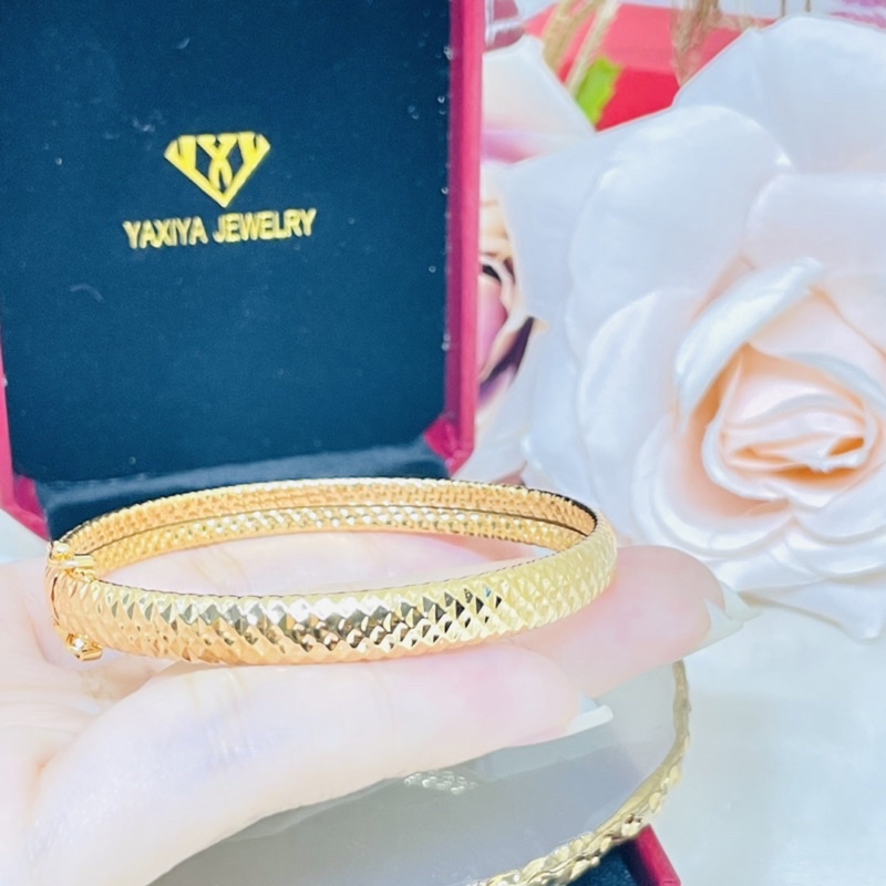 Gelang tangan bangle gold Yaxiya Dewasa