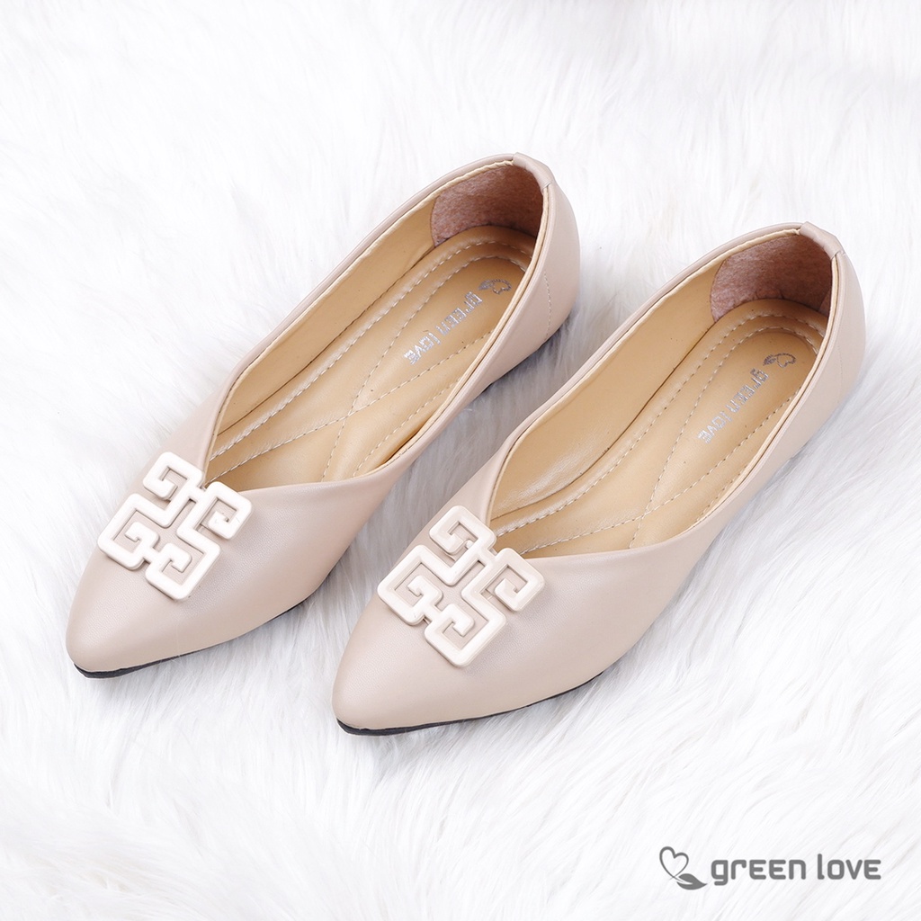 Green Love Flatshoes LILY