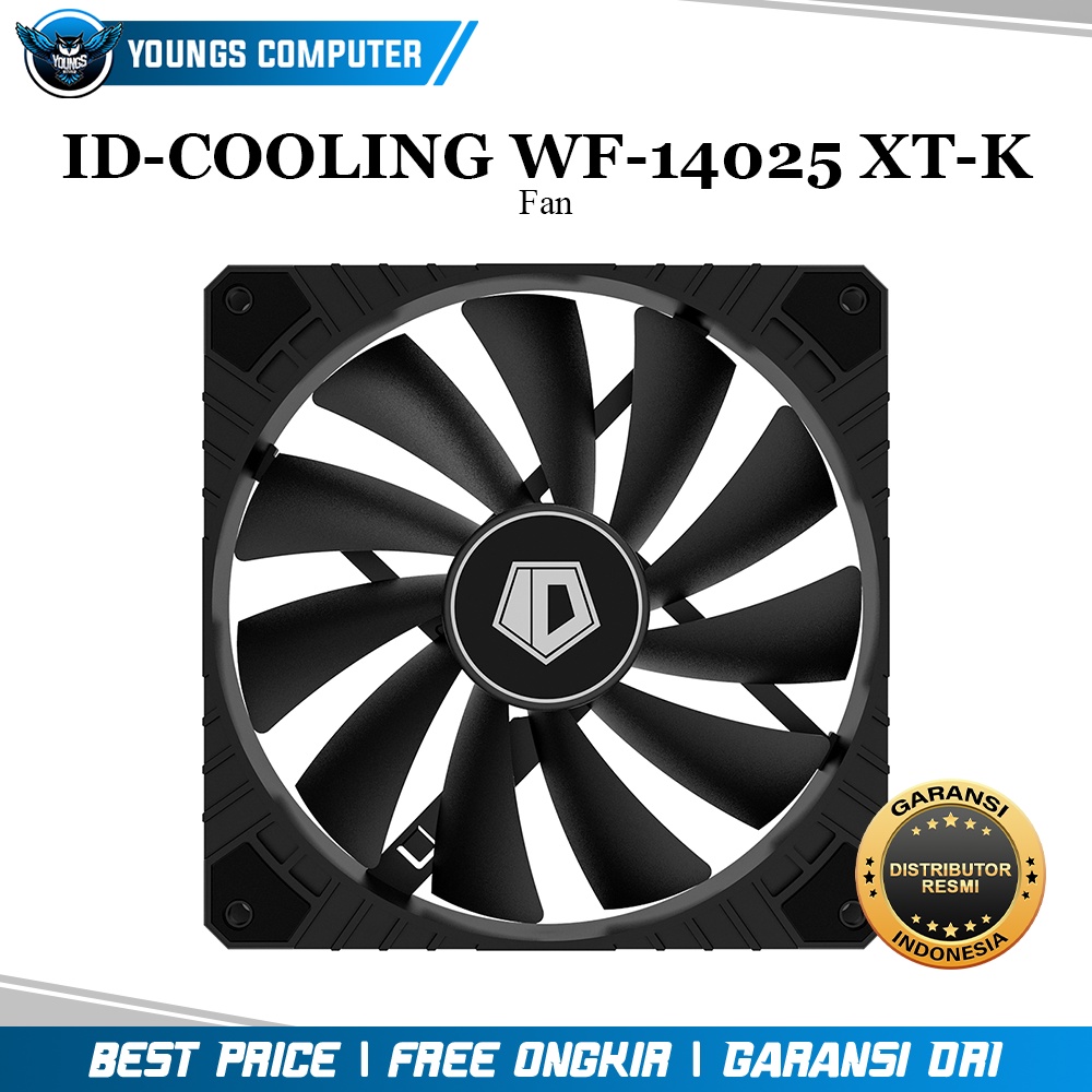 FAN ID-COOLING WF-14025 XT-K | 140mm Black PWM Fan