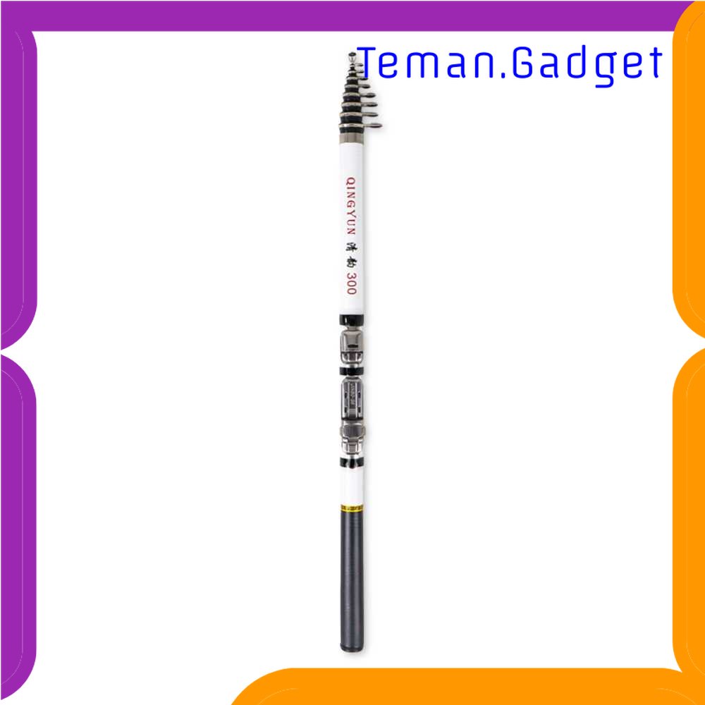 TG-PCN QINGYUN Joran Pancing Portable Telescopic Fishing Rod 3M - S6