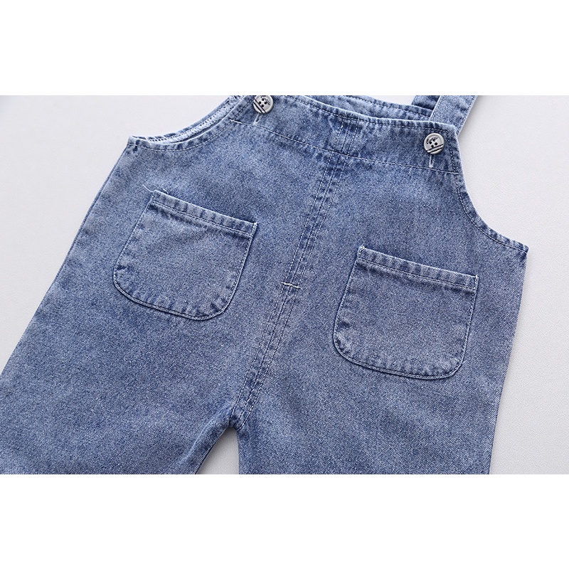 Overall Set Anak Laki Laki 1 - 5 tahun JOVIE Jumpsuit Jeans dan Kaos Polo Baju Anak Korean Style Import