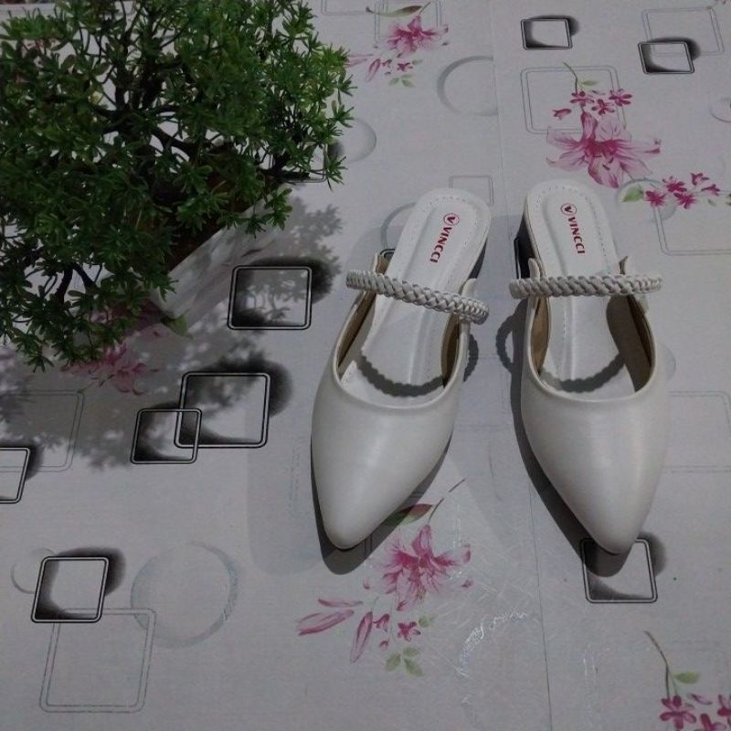 selop sepatu vincci model kepang ph 2cm