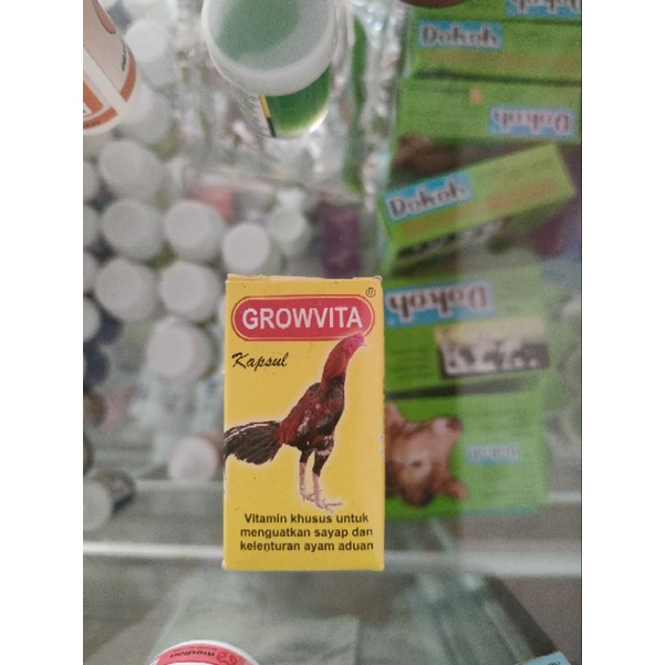 Growvita Vitamin Menguatkan Kuat Lentur Sayap Ayam