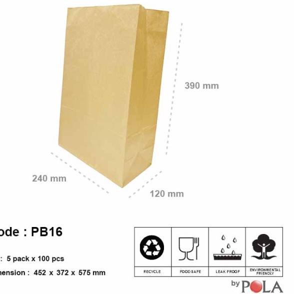

Paper bag murah / kantong kertas murah PB16
