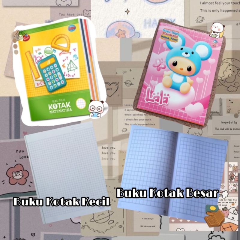 

{Hya} Buku tulis buku kotak sinar dunia SIDU