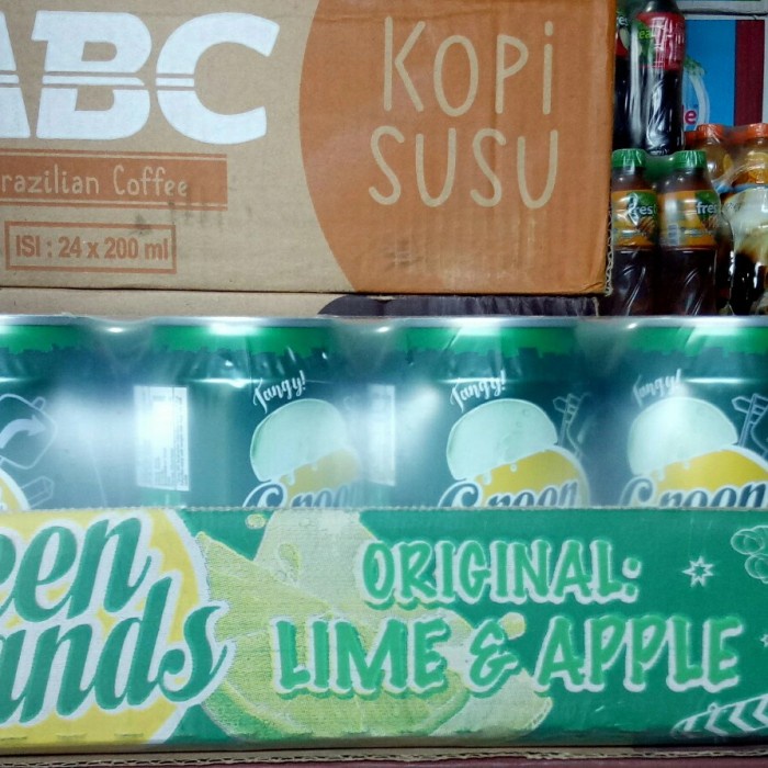 

NEW minuman greensands isi 24kaleng/dus