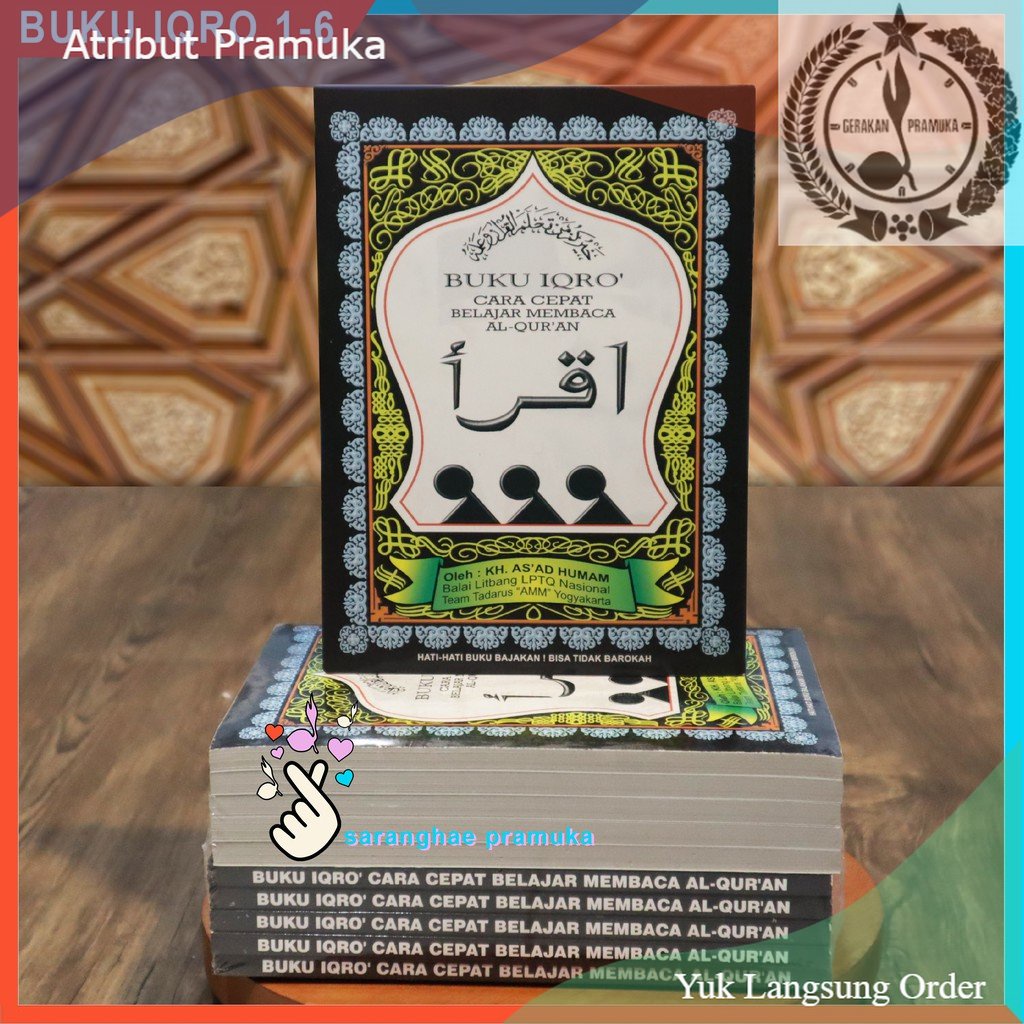 Buku IQRO Besar Kecil iqra anak Jawa Tengah Indonesia