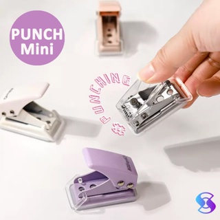 Pembolong Kertas Satu Lubang One Hole Punch Lucu Unik Mini Cute