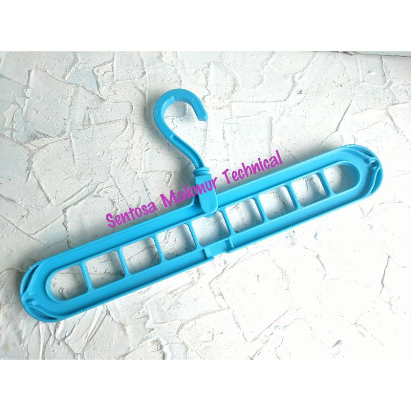 Magic Hanger Gantungan Baju Pakaian Serbaguna Multifungsi 9 in 1