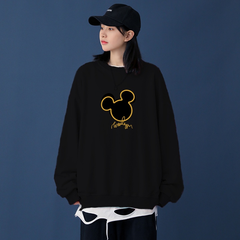 Sweater Head Mickey mouse Unisex Pria &amp; Wanita | Dhea Fashion