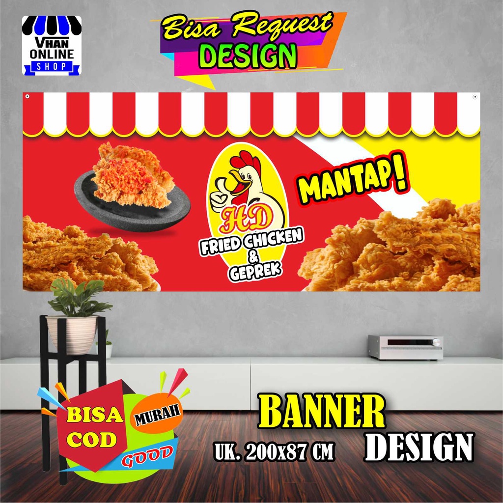 49 Populer Desain Spanduk Fried Chicken Cdr Desain Spanduk Theme Loader Porn Sex Picture