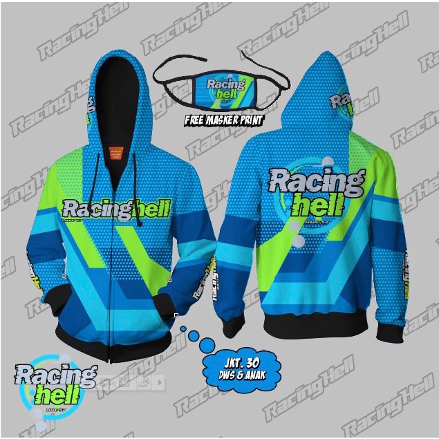 Jacket Motor Anak Racinghell Premium