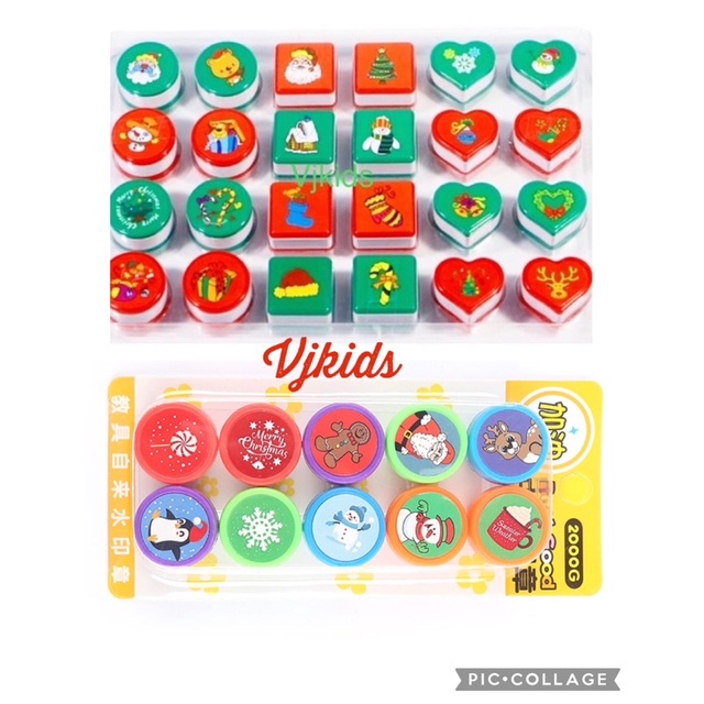 

Stempel natal anak stamp christmas stempel kualitas bagus murah dan lucu