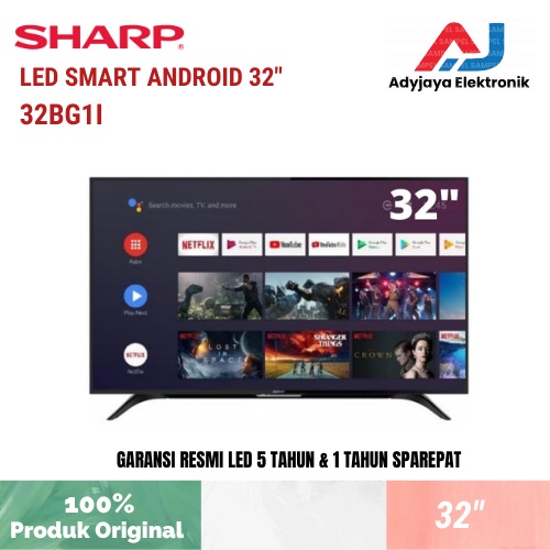 LED Android Smart TV 32 Inch SHARP 32BG1I