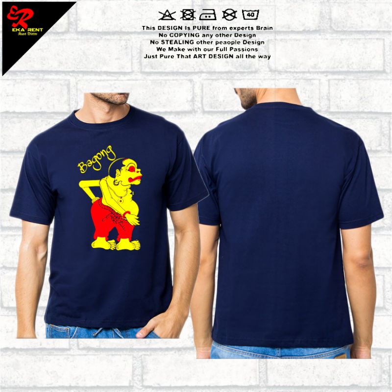 BAJU KAOS WAYANG BAGONG / KAOS PRIA