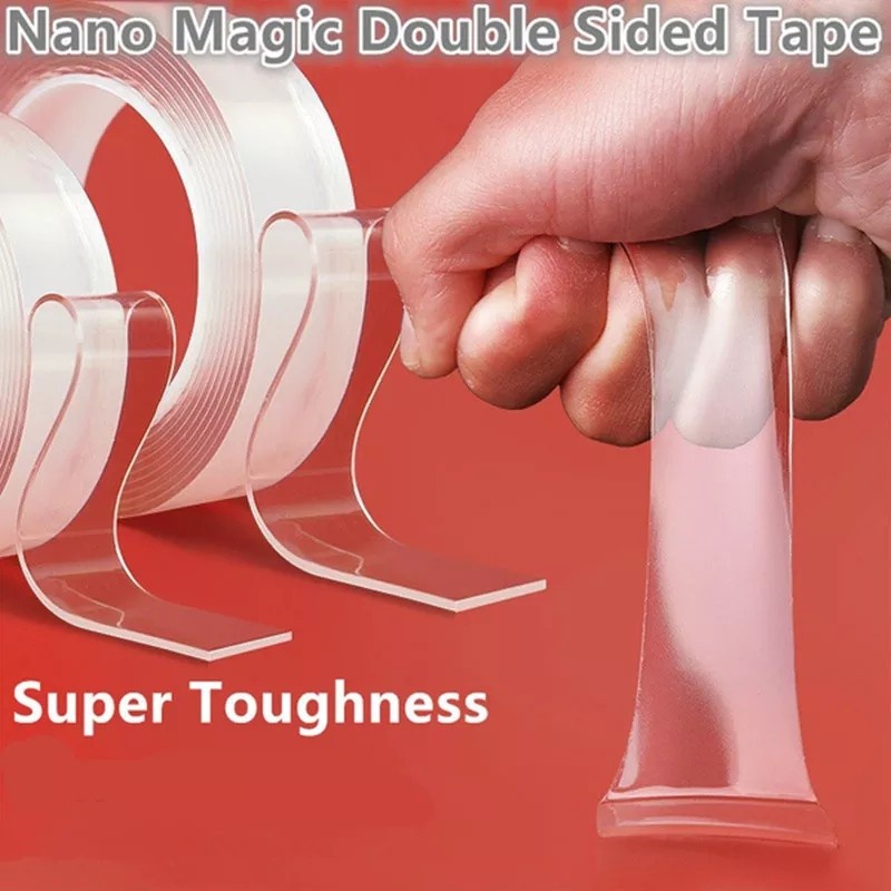 

Double Tape Nano Tape Transparant Lakban Bening Double Tape Perekat