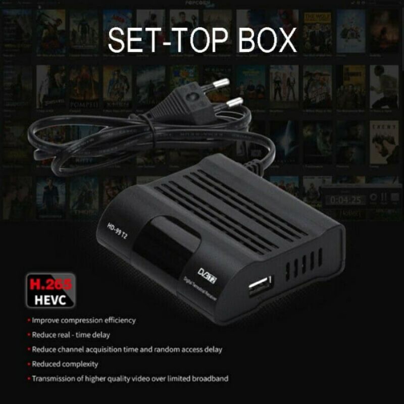 Set Top Box Tv Digital DVB receiver wifi STB pantesat HD_99 T2