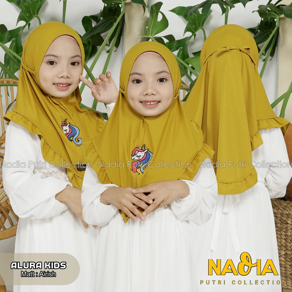 JILBAB ANAK ALURA / JILBAB INSTAN ALURA ANAK